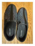 Black Shoes with Rhinestones Design - Image 2