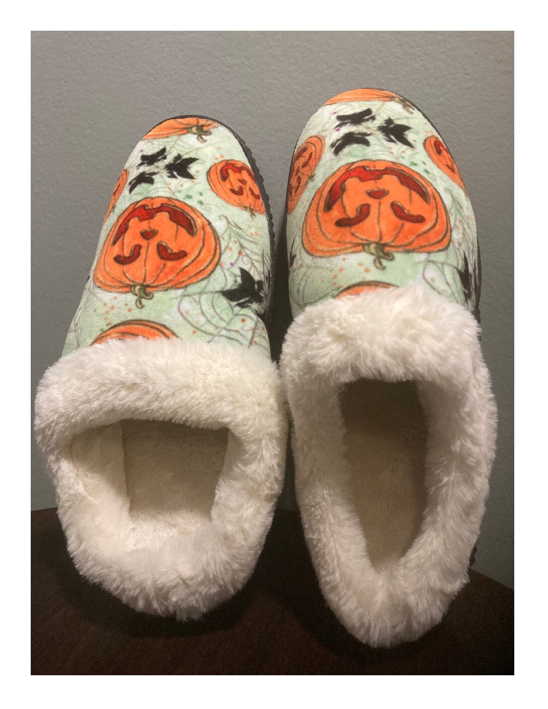 Halloween Pumkin Design House Slippers