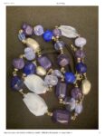 Blue White Purple Necklace - Image 2