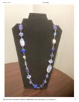 Blue White Purple Necklace - Image 3