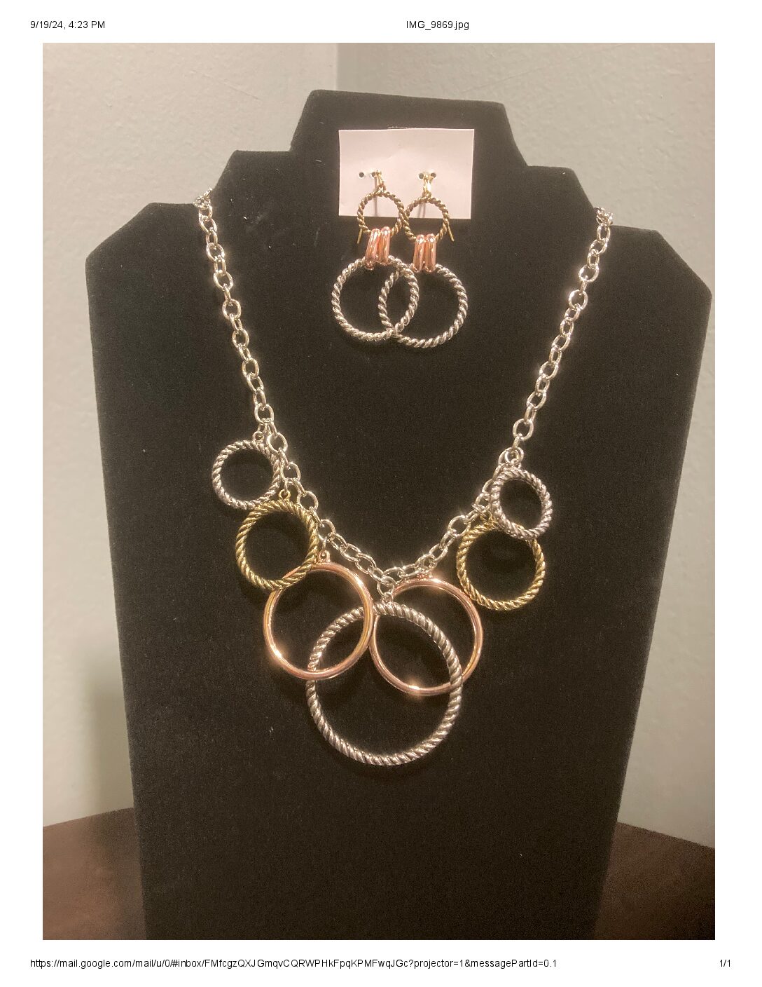 Round Circular Necklace I